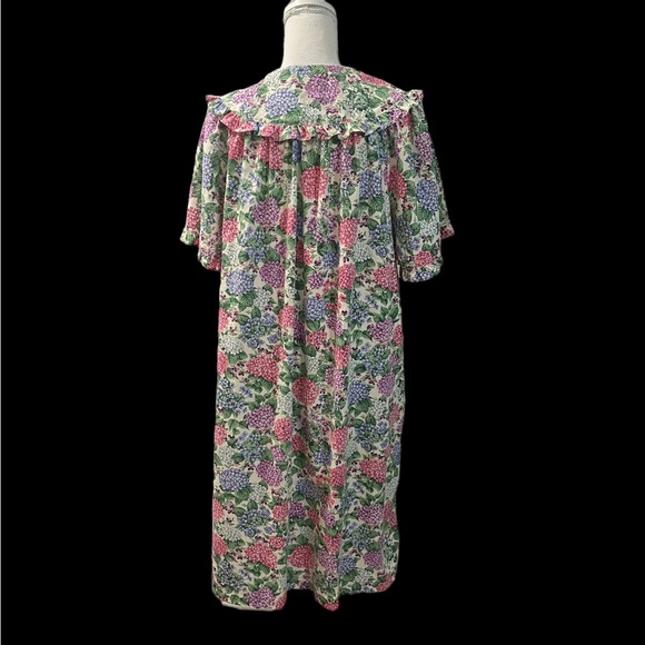 Vintage Spectator II Floral Cottage Core Prairie 60s Pearl Snaps Housecoat Dress - Picture 6 of 10